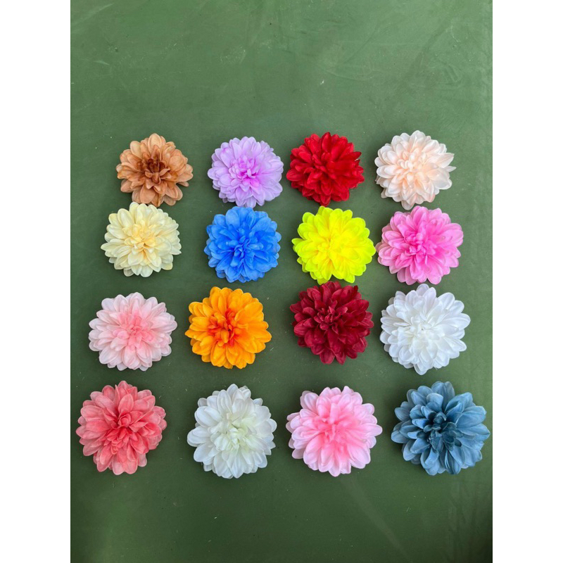 đầu bông cúc thược dược to 10cm _hoa trang trí