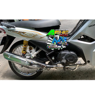 Pô Wave110 móc nỉ gắn Wave110 âm thanh siêu lực siêu nét