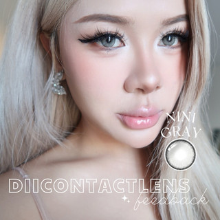 Kính áp tròng nini gray độ cận 0 - 8.0 | size giãn nhẹ | dii contactlens