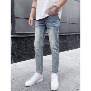 [Freeship Xtra] Quần Jean Skinny Nam Cao Cấp Chất Bò Jean Co Giãn Tốt Lên Dáng From Chuẩn Đẹp 00896V