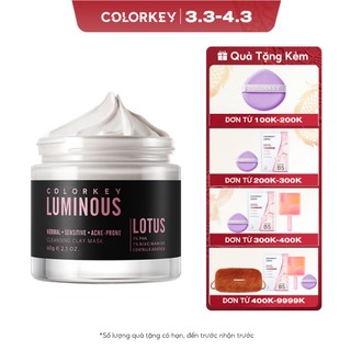Mặt Nạ Bùn COLORKEY LUMINOUS Cho Làn Da Rạng Rỡ 60g