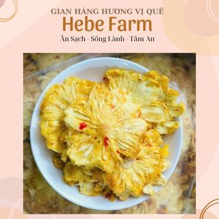 Thơm sấy dẻo muối ớt cay cay chua chua ngọt ngọt, thơm mật sấy vị tự nhiên - Ăn vặt ngon, ăn là ghiền