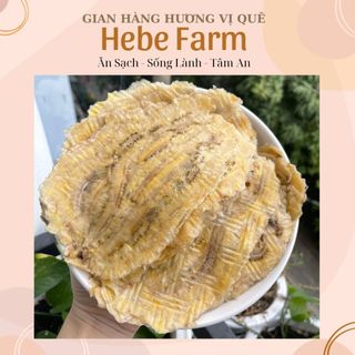 Chuối xiêm (chuối sứ) chín ép dẻo nhà làm, ngon sạch (500gr)