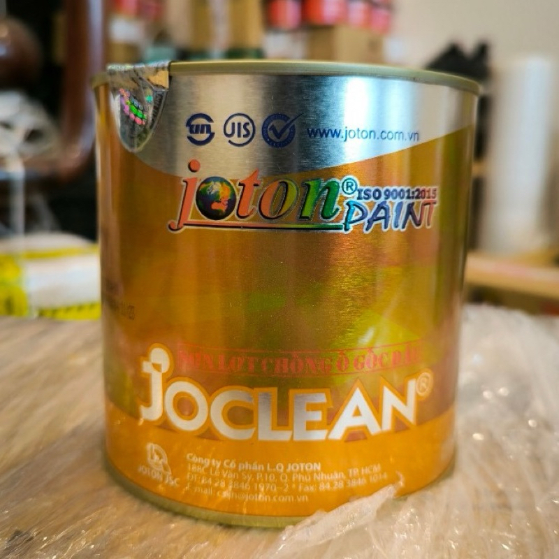 Lon 3L  (3,5kg)Sơn chống ố vàng chính hãng công ty Joton Joclean