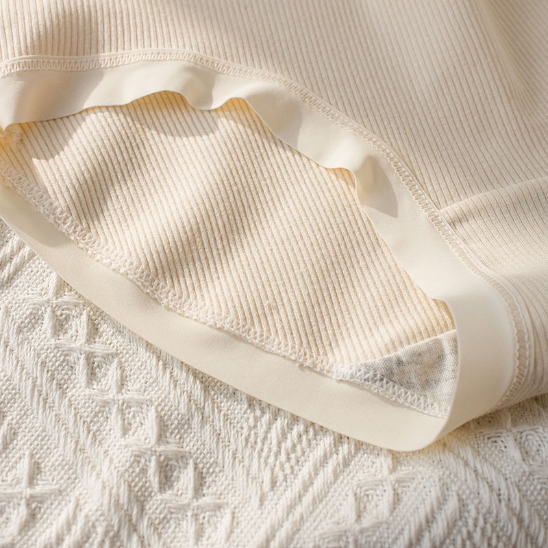 Quần lót nữ, quần lót cotton thoáng mát co giãn viền ren đính nơ xinh 05