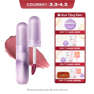 Son Kem Bùn COLORKEY Với Lớp Nhung Finish Trendy Tạo Cảm Giác Quyến Rũ 2g
