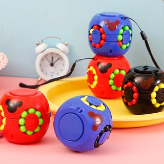 Đồ chơi Rubik hạt đậu thần kì, giải đố Spiner xoay, hạt đậu bánh xe Magic Bean xoay tròn, rubik biến thể