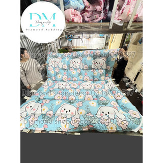 Topper Nệm-Tấm làm mềm nệm cao cấp êm ái,chống đau mỏi vai gáy,Vải cotton poly cao cấp
