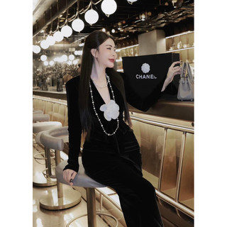 𝐕𝐄𝐍𝐈𝐀 𝐃𝐑𝐄𝐒𝐒 - 𝐀𝐒𝐇𝐘𝐋𝐄𝐘 váy nhung