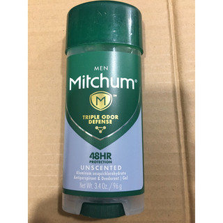 Sáp lăn khử mùi men mitchum triple odor defense unscented aluminum sesquichlorohydrate antiperspirant & deodorant gel 96