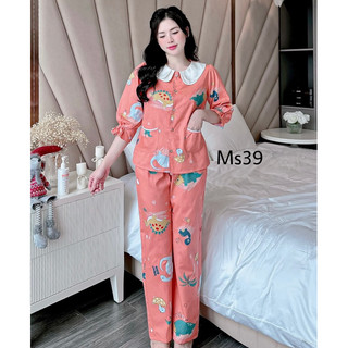 đồ bộ mặc nhà , chất liệu thô kate mềm