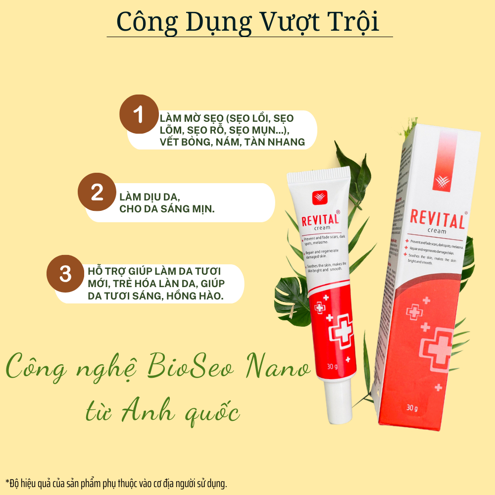 Kem Mờ Sẹo Revital 30g