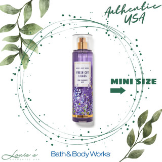 [ Mini ] FRESH CUT LILACS (mùi hoa mát) - Body mist | Xịt thơm toàn thân Bath & Body Works Mỹ