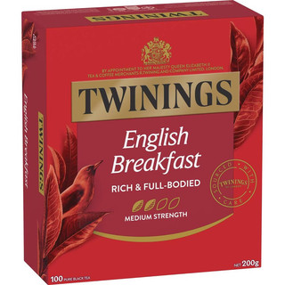 Trà Twinings English Breakfast Medium Strength hộp 100 túi lọc