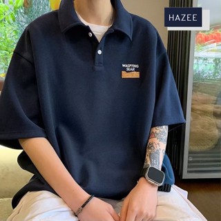 áo phông nam boy phố, Áo polo form rộng HAZEE Local Brand, áo thun cổ bẻ Unisex Nam Nữ Oversize