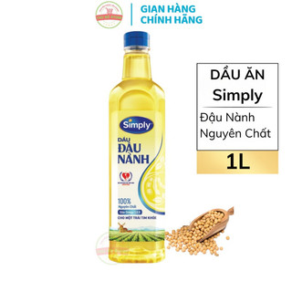 Dầu ăn simply chai 1l - date mới - exp