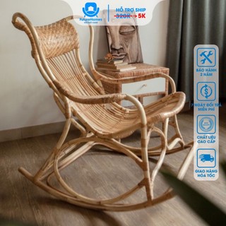 Ghế lười bập bênh thư giãn mây phòng ngủ người già, decor ban công đọc sách, trang trí phòng khách xem tivii/FutureHomes