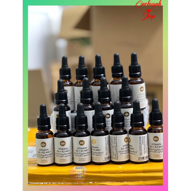 Vitamin D3 K2 MK7 SUNDAY NATURAL ĐỨC