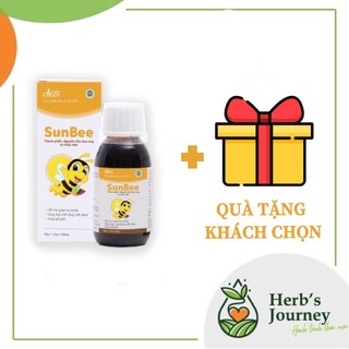 Siro ho keo ong Sunbee - Thành phần keo ong thảo mộc an toàn cho trẻ em - TNHH Livin' Green -SIRO HO