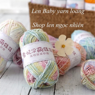 Len baby yarn loang cuộn 40gr