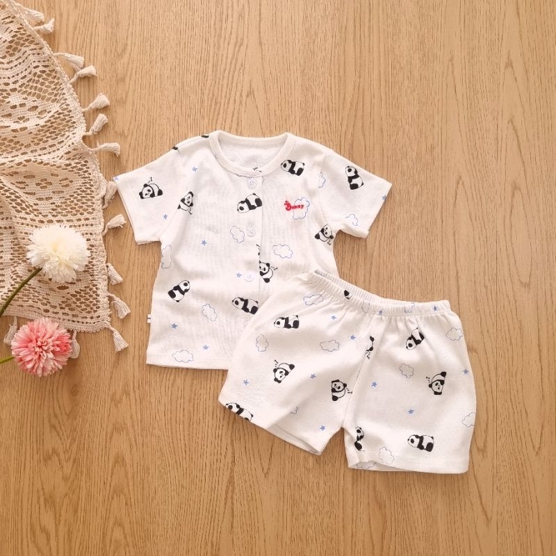 Bunnybaby - Bộ cộc cài nút sơ sinh cao cấp chất đẹp Bunny cho bé 3-10kg