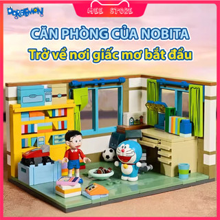 Bộ đồ chơi lắp ráp mô hình doraemon - căn phòng nobita keeppley | chính hãng