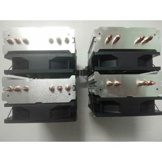 quạt tản nhiệt CPU 2-4-6 ống đồng tháp đôi 2 fan sk775-1700-amd