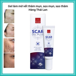 Vitara Scar Gel Plus - Gel Thoa Mờ Sẹo Mụn, Sẹo Thâm, Vết Thâm Mụn - Tuýp 15Gr
