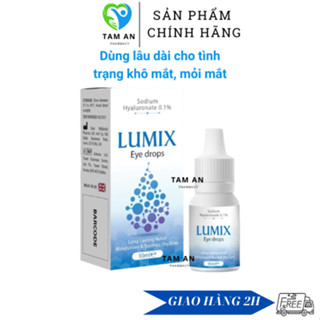 Dung Dịch Nhỏ Mắt LUMIX EYE Nhỏ Mắt Mổ Cận Thị, Nhỏ Mắt Lens Cấp Ẩm Chăm Sóc Mắt, Nước Mắt Nhân Tạo Gel Giảm Khô Mắt Mỏi