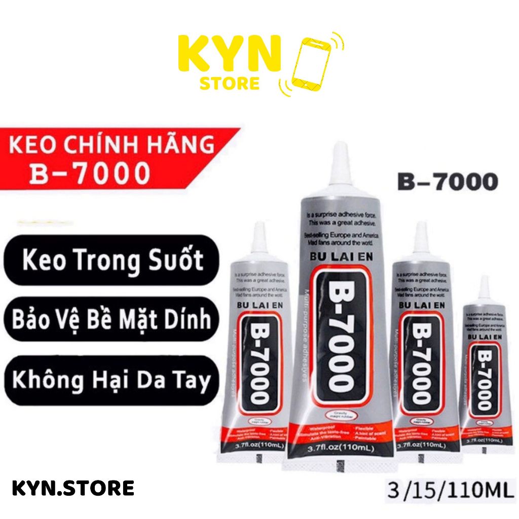 Keo dán màn hình điện thoại, keo viền điện thoại B7000