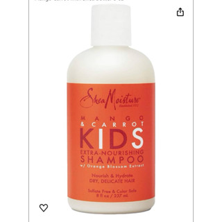 DẦU GỘI VÀ XẢ CHO BÉ SHEAMOISTURE MANGO&CARROT 237ML