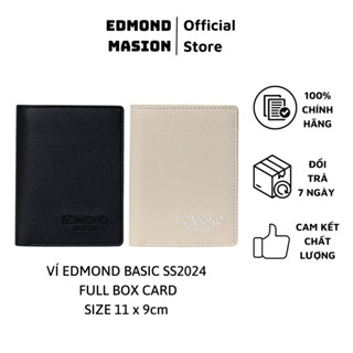 Ví EDMOND MASION Basic SS2024 da simili cao cấp full box size 12x9cm monogram