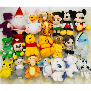 AG]Gấu bông si pooh,cọp,micky,chim rẻ đẹp 12,25cm