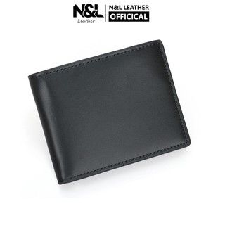 Ví nam da bò Nappa dáng ngang cao cấp thương hiệu N&L Leather