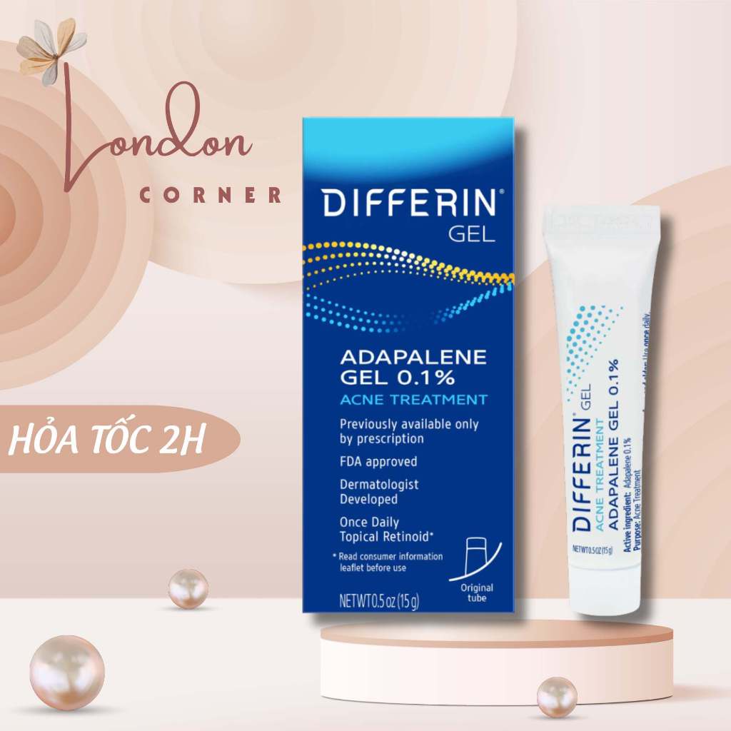 Gel Differin Adapalene Gel 0.1% - LONDON CORNER