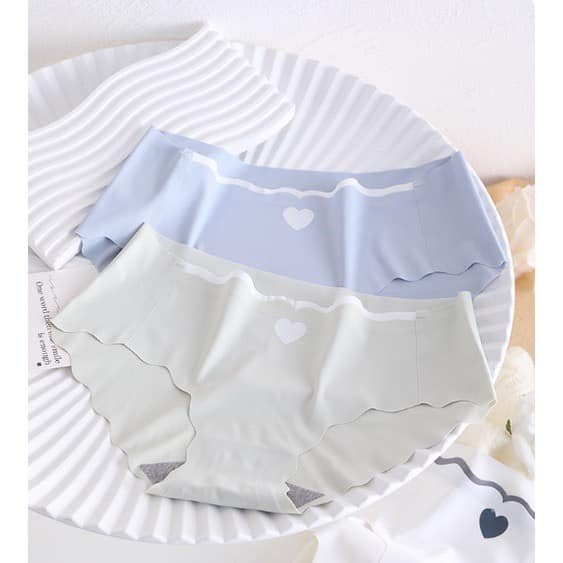 Sét 10 Quần Lót Su Không Viền Hình Tim Siêu Xinh Size M, L, XL Giá siêu rẻ [Q03]