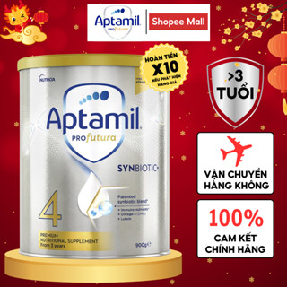 Sữa bột Aptamil Profutura Synbyotic Úc số 4 cho trẻ từ 3 tuổi hỗ trợ hệ tiêu hóa khỏe mạnh