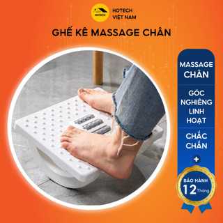 Ghế kê massage chân công thái học Hotech giúp điều chỉnh tư thế ngồi tránh tê mỏi chân chất liệu nhựa ABS cứng cáp GKCH