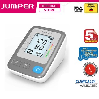 [FDA Hoa Kỳ] Máy đo huyết áp bắp tay Jumper JPD-HA300 | Nguồn AC cổng USB hiện đại, bộ nhớ 99 lần đo cho 2 người dùng