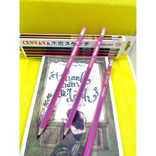 Bút chì sọc Neon Cenvava 6006 - 2B