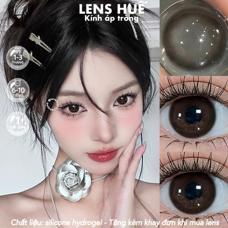 ✨(𝗖𝗔̣̂𝗡 𝗧𝗨̛̀ 𝟬-𝟲 Đ𝗢̣̂) LENS CHOCO TỰ NHIÊN - không giãn tròng màu choco trong suốt nhẹ - Lens Huế 🐰