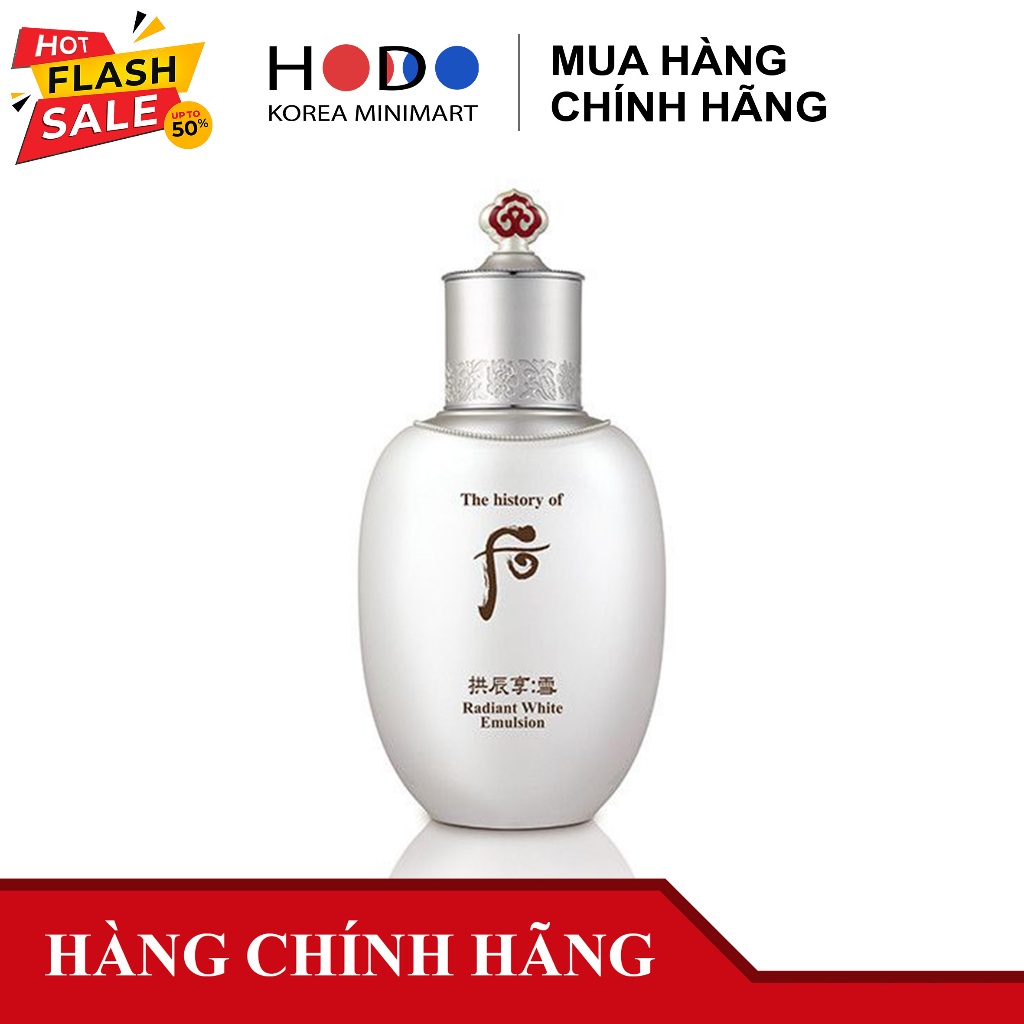 Sữa Dưỡng Trắng Da Whoo Gongjinhyang Seol Radiant White Emulsion