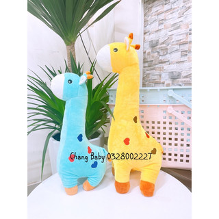 Gối ôm cho bé , gối ôm hươu cao cổ chất liệu cao cấp mềm mạ