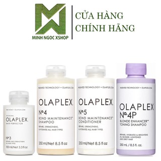 Combo dầu gội xả, kem xả khô, ủ tóc Olaplex chăm sóc phục hồi tóc chuyên nghiệp tại nhà