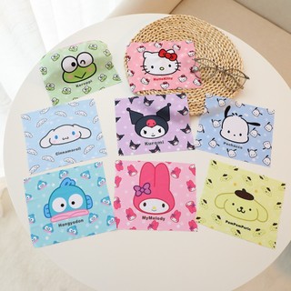 Khăn lau kính Kuromi Cinnamoroll Pochacco Hello Kitty Melody PomPomPurin Keroppi Hangyodon Sanrio TooYoo BK00888