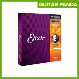  Bộ Dây Đàn Guitar Acoustic Elixir 16027 Cao Cấp Guitar Panda 