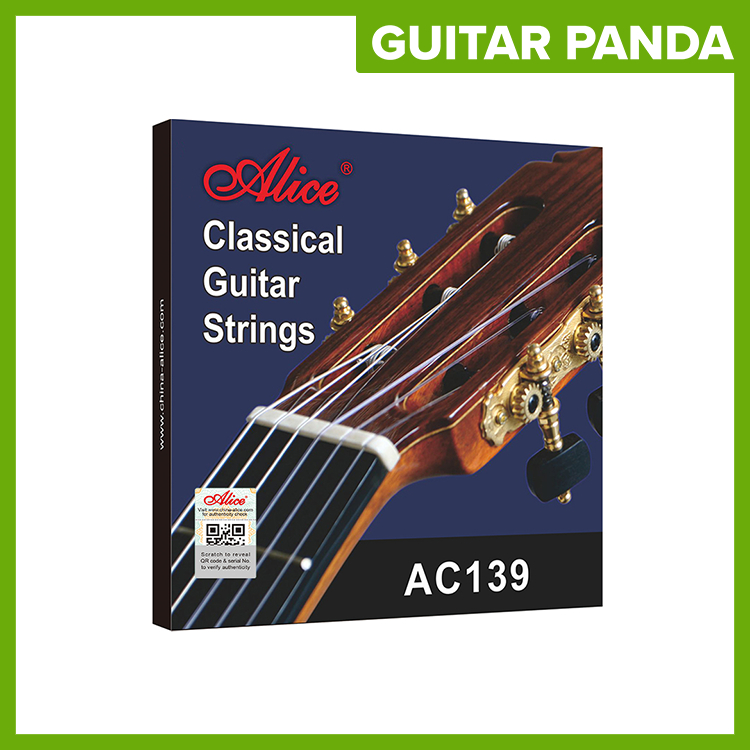 [Chính Hãng] Dây Đàn Guitar Classic Alice AC130 AC139 AWR18 Dây Nylon Titan Hợp Kim Đồng Mạ Bạc 85/15 Lớp Phủ Chống Rỉ