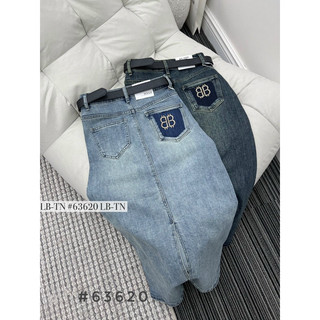 Chân Váy Jean Dài Kèm Đai BB