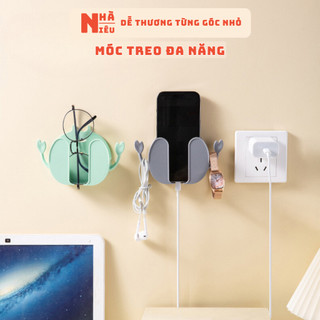 Giá Đỡ Điện Thoại Điều Khiển Remote Đồ Dùng Gắn Dán Tường Tiện Lợi Đa Năng BepNieu