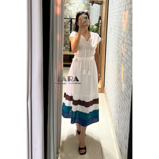 Váy maxi linen M.N.G dư xịn